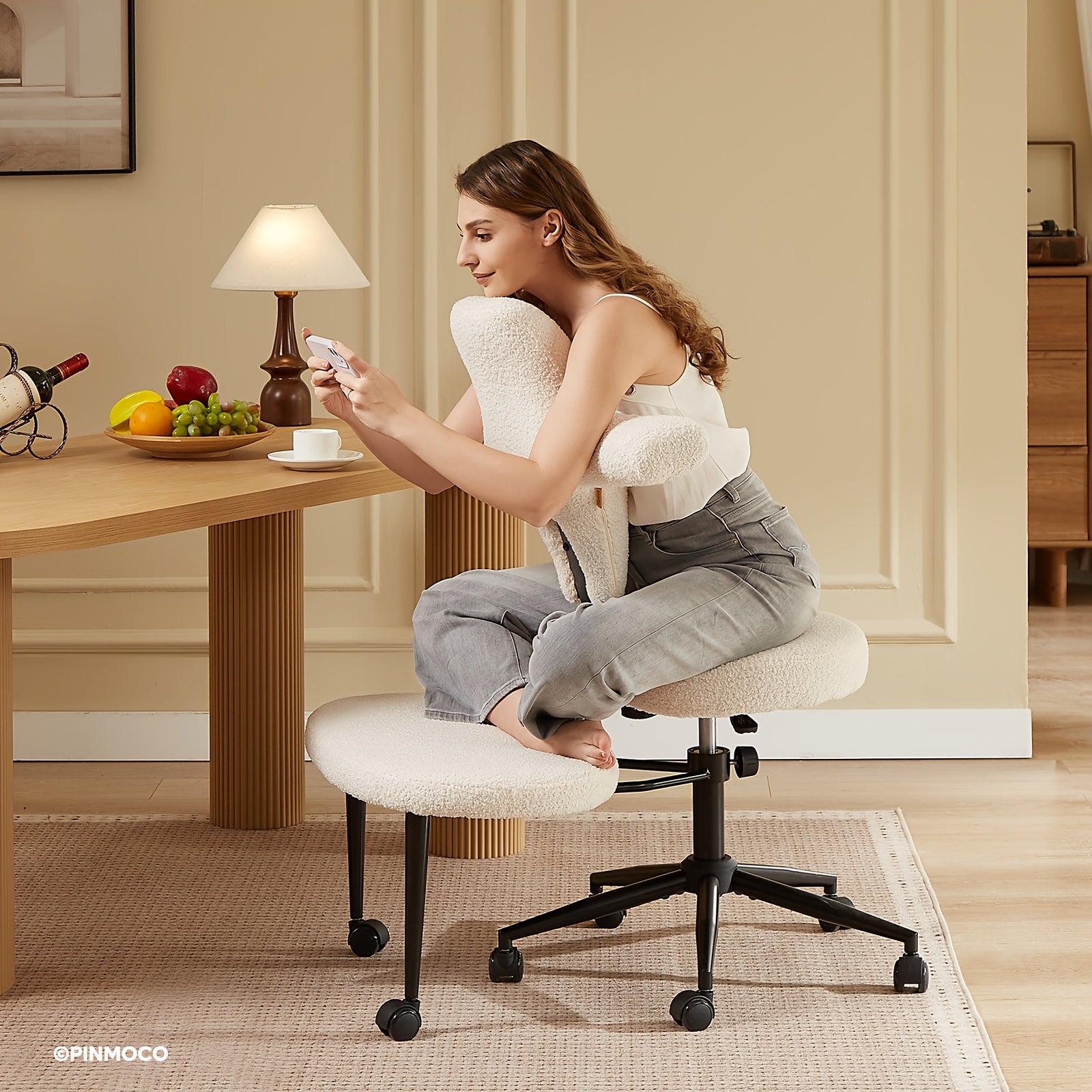 2026 Upgrade Ergonomic Office Chair Pro Max, Extra Wide Cross Legged Desk Chair With Retractable Footrest & Adjustable Height\u002FSeat Depth, Reversible Seat For ADHD\u002FMeditation, All-Day Comfort Computer Chair(Cross-Back Relaxation Technology)