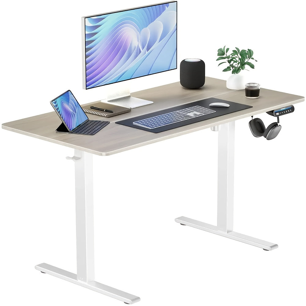 UP TO 40% OFF 63\u002F55\u002F48 Inch Adjustable Height Electric Lift Desk, Ergonomically Designed Office Desk, Gaming Desk, Suitable For Home Offices, Cafes, Restaurants, Electric Standing Table, Easter Gift