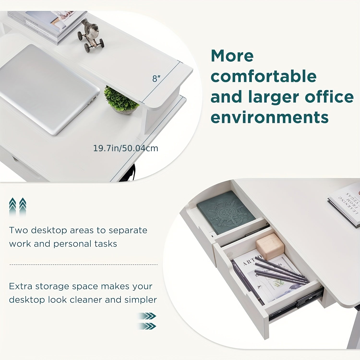 This Height-adjustable L-shaped Electric Standing Desk Measures 60 Inches, Perfect For Gaming Or Office Work. It Features Convenient Drawers, Built-in Power Outlets, LED Lighting, And A Monitor Shelf For Enhanced Functionality.