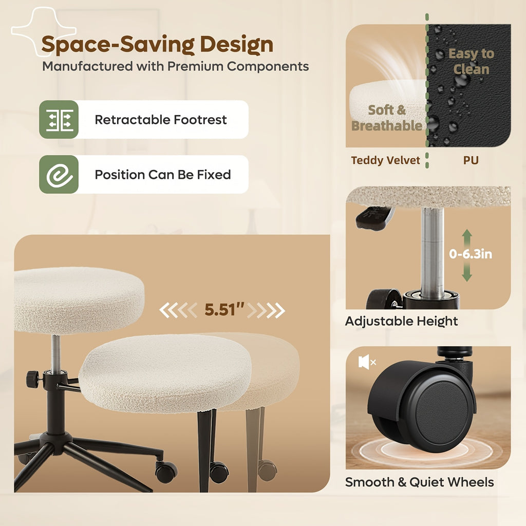 2026 Upgrade Ergonomic Office Chair Pro Max, Extra Wide Cross Legged Desk Chair With Retractable Footrest & Adjustable Height\u002FSeat Depth, Reversible Seat For ADHD\u002FMeditation, All-Day Comfort Computer Chair(Cross-Back Relaxation Technology)