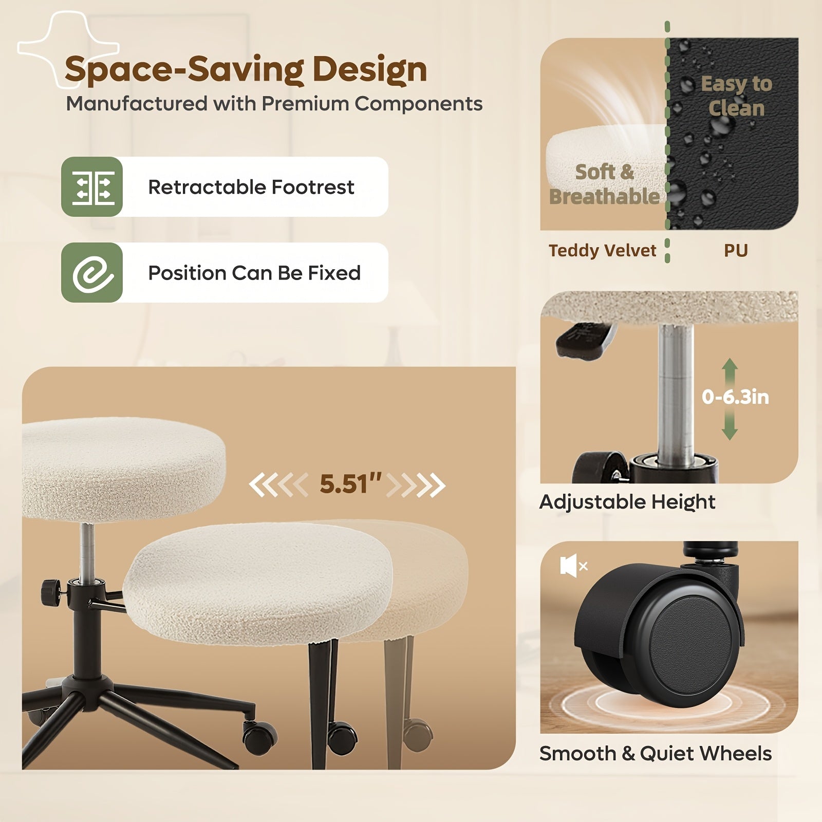 2026 Upgrade Ergonomic Office Chair Pro Max, Extra Wide Cross Legged Desk Chair With Retractable Footrest & Adjustable Height\u002FSeat Depth, Reversible Seat For ADHD\u002FMeditation, All-Day Comfort Computer Chair(Cross-Back Relaxation Technology)