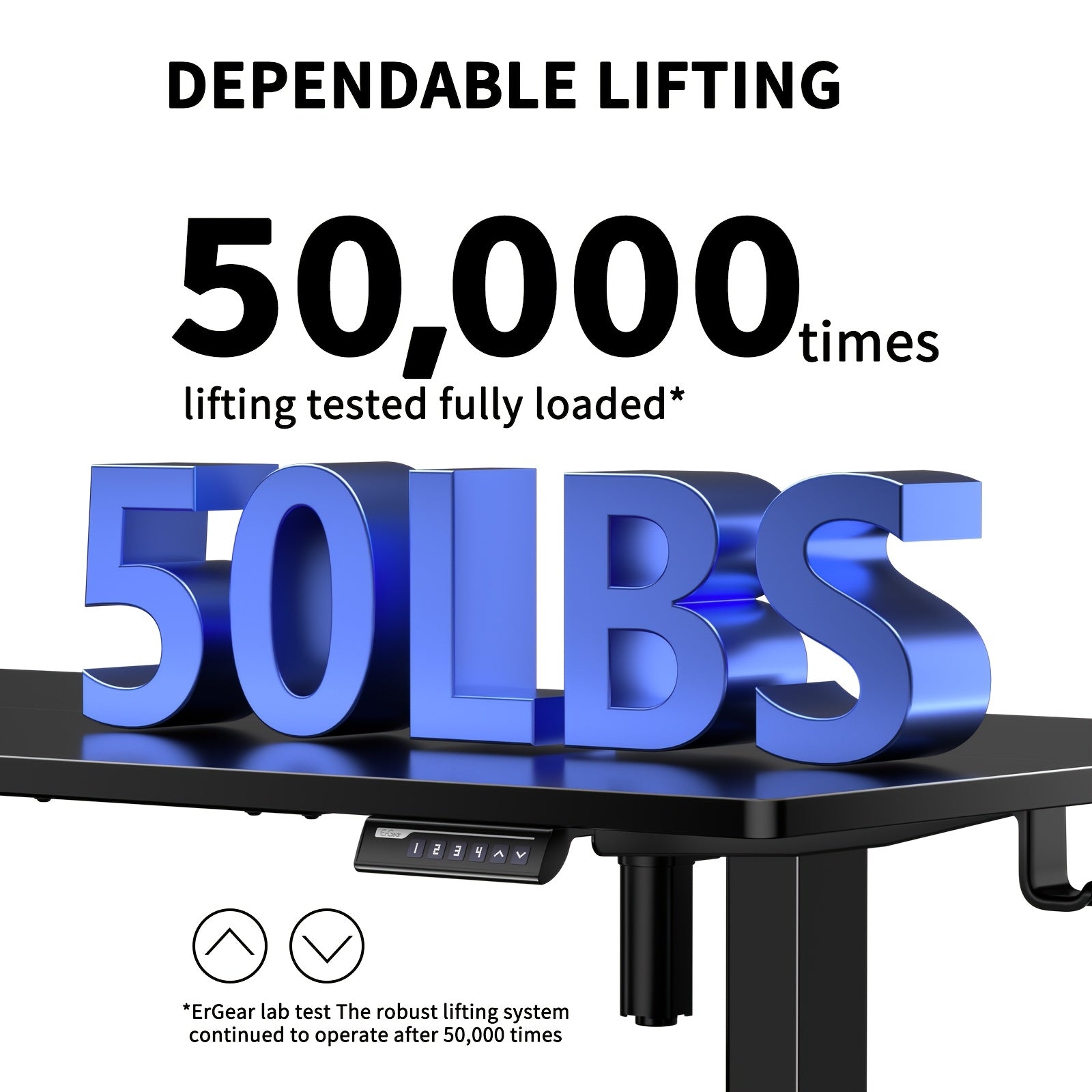 UP TO 40% OFF 63\u002F55\u002F48 Inch Adjustable Height Electric Lift Desk, Ergonomically Designed Office Desk, Gaming Desk, Suitable For Home Offices, Cafes, Restaurants, Electric Standing Table, Easter Gift