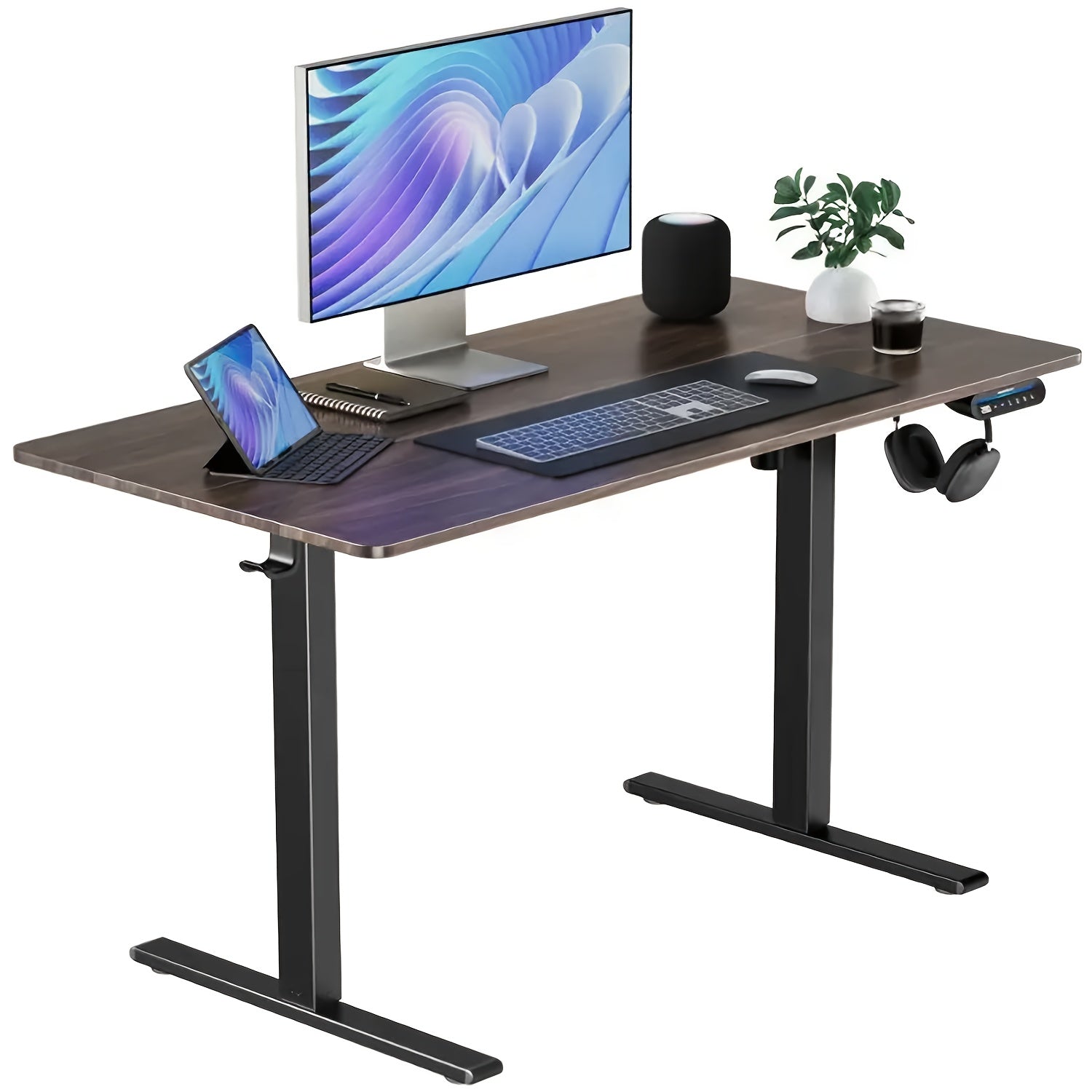 UP TO 40% OFF 63\u002F55\u002F48 Inch Adjustable Height Electric Lift Desk, Ergonomically Designed Office Desk, Gaming Desk, Suitable For Home Offices, Cafes, Restaurants, Electric Standing Table, Easter Gift